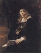REMBRANDT Harmenszoon van Rijn Portrait of Gerard de Lairesse oil painting on canvas
